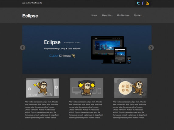Wordpress theme Eclipse