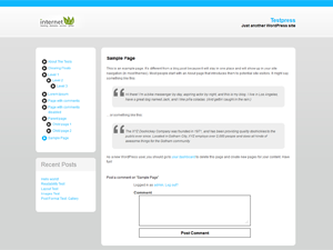 Wordpress theme Hjemmeside