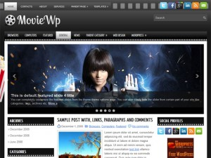Wordpress theme moviewp