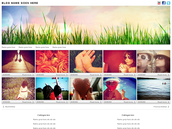 Wordpress theme Photologger
