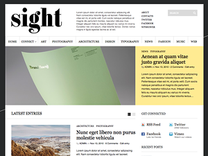 Wordpress theme Sight