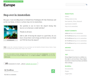 Clean, simple and stylish! SEO optimized.Europe by LaSetCargando...More info and download | Demo