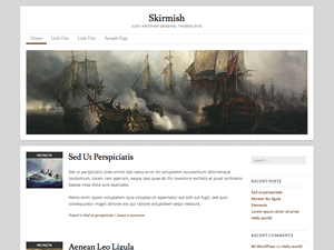 Skirmish is an elegant, responsive, two column WordPress theme. A great starting point for personal blogs.Skirmish by Blank ThemesCargando...More info and download | Demo